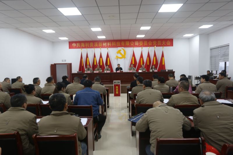 好博(中国)体育智能科技股份有限公司网站贵溪公司胜利召开党员大会暨两委换届选举大会